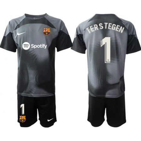 Camisetas FC Barcelona Ter Stegen 1 Segunda Portero 2022/23 - Niño (+ Pantalones) Camisetas FC Barcelona Ter Stegen 1 Segunda Portero 2022/23 - Niño (+ Pantalones)
